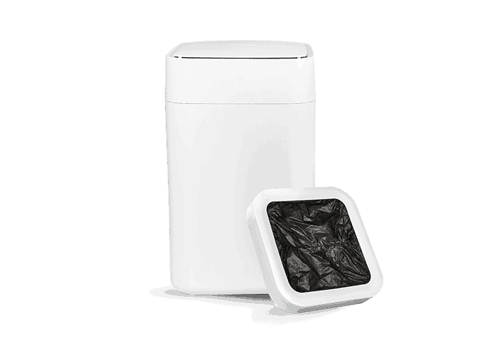 Townew automatic trash can with refill ring