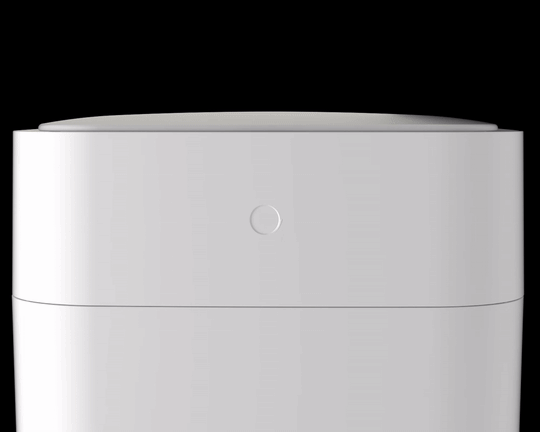 self-sealing and self changing smart trash can